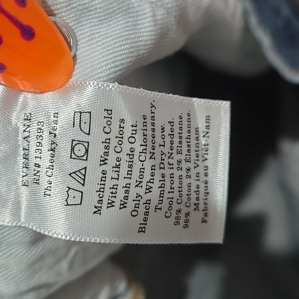 Everlane The Cheeky Jean | Women's Straight Leg Jeans - Blue - Picture 9 of 9